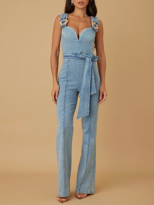 Monserrat Denim Jumpsuit