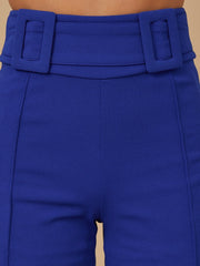 Royal Blue Double Buckle Bottoms