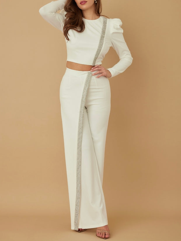 Emilia White 2 Piece Set