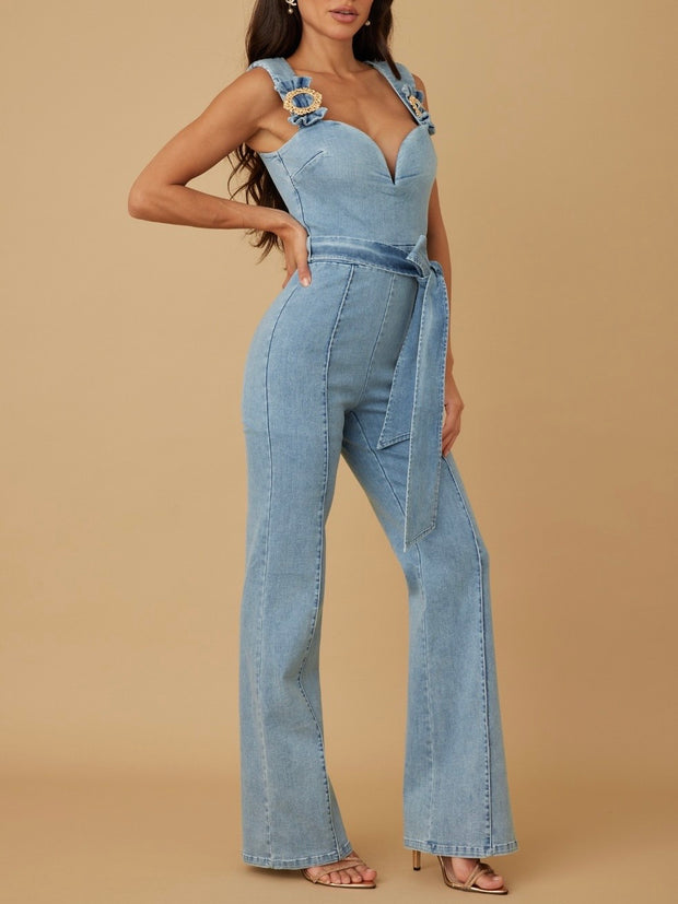 Monserrat Denim Jumpsuit