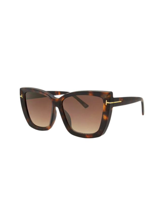 Acetate Frame Sunglasses Leopard DS410