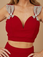 Genoveva 2 Piece Red Set