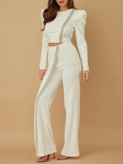 Emilia White 2 Piece Set