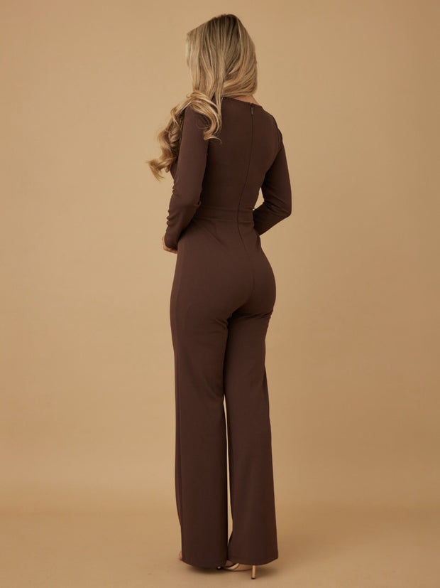 Florencia Brown Jumpsuit