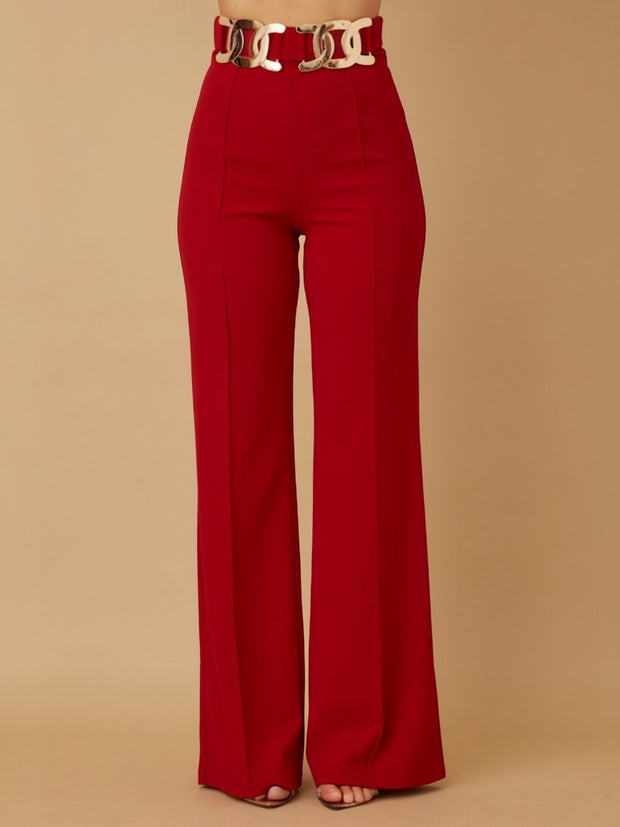 Red Buckle Hardware Bottoms