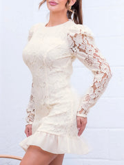 Estefani Floral Lace Dress