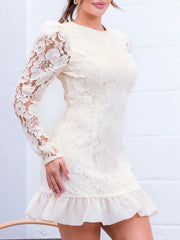 Estefani Floral Lace Dress