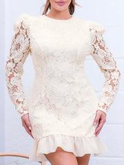 Estefani Floral Lace Dress