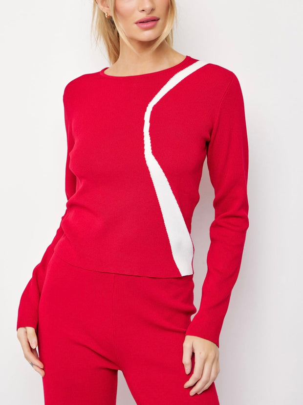 Valerie Red 2 Piece Knit Set