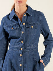 Carly Washed Denim Dress