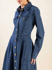 Carly Washed Denim Dress