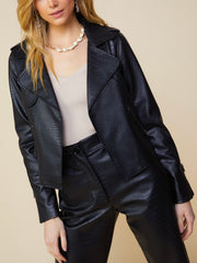 Janeth Vegan Leather Jacket