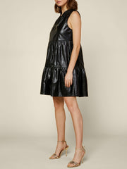 Ximena Vegan Leather Dress