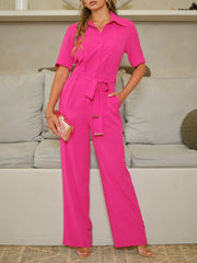 Sonia Front Tie Jumpsuit