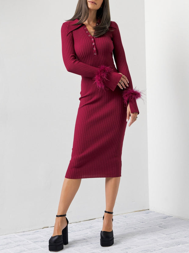 Gloria Knit Midi Dress