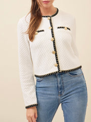 Alice Quilted Knit Top