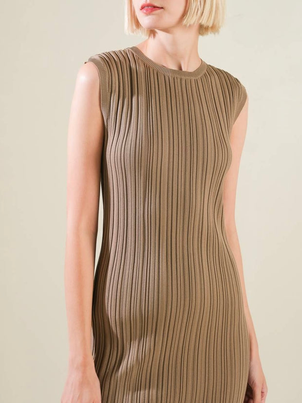 Martina Ribbed Knit Dress