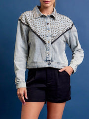 Alyson Studded Denim Jacket