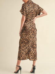 Amy Leopard Dress