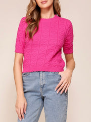 Thali Knit Heart Top