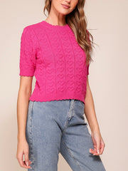 Thali Knit Heart Top