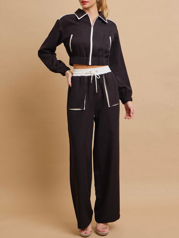 Lucia 2 Piece Black Set