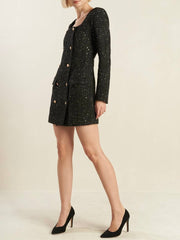 Anahi Tweed Mini Dress