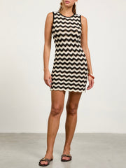 Arabella Zig Zag Knit Dress