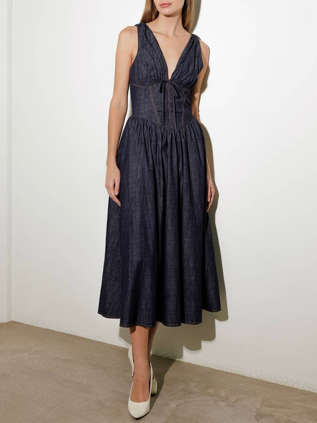 Aitana Woven Midi Dress