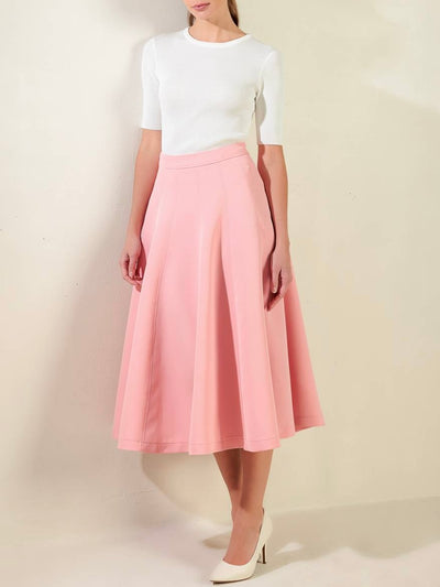 Andrea Woven Midi Skirt