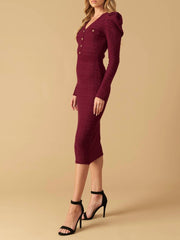 Candice Knit Midi Dress