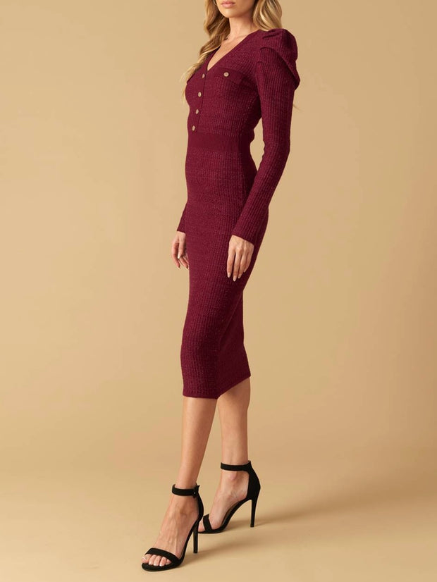 Candice Knit Midi Dress