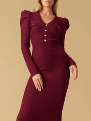 Candice Knit Midi Dress