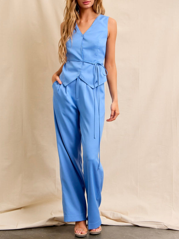 Cristina 2 Piece Blue Set