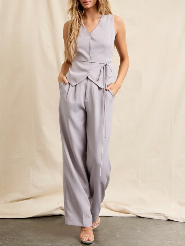 Cristina 2 Piece Grey Set