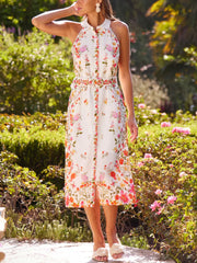 Addison Floral Midi Dress