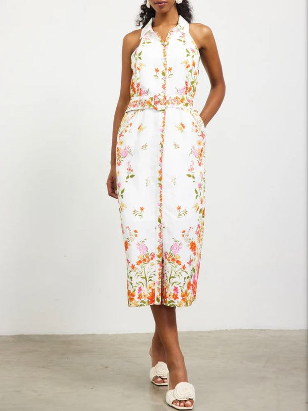 Addison Floral Midi Dress