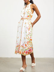 Addison Floral Midi Dress