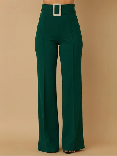 Hunter Green Jewel Buckle Bottoms