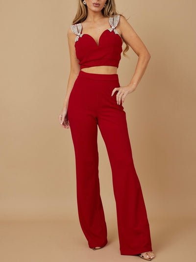 Genoveva 2 Piece Red Set